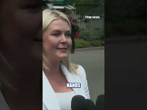 Read more about the article JUST IN: Leavitt speaks to press for what’s likely the last time before she has second baby