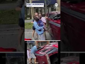 Read more about the article Good Samaritans in South Florida rescue family after car crash