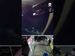 Read more about the article Newly released video shows suspect driving off with police officer in car