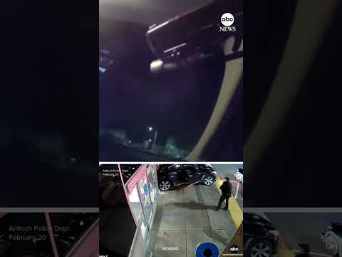 Read more about the article Newly released video shows suspect driving off with police officer in car