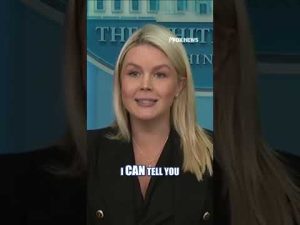 Read more about the article Leavitt sounds OFF on ‘deranged’ Kimmel comments on Melania #foxnews #news #shorts #whitehouse