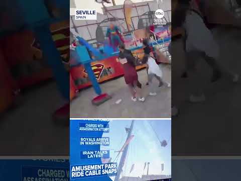 You are currently viewing Video shows moment ‘slingshot’ ride snaps,  causing multiple injuries