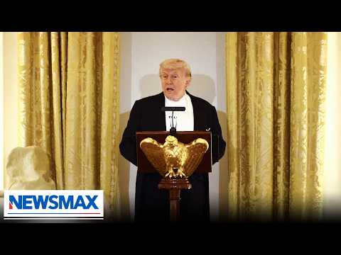 You are currently viewing Trump toasts to King Charles III at state dinner