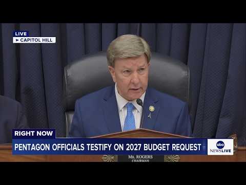 You are currently viewing COMING UP: Secretary Hegseth testifies on 2027 Pentagon budget request