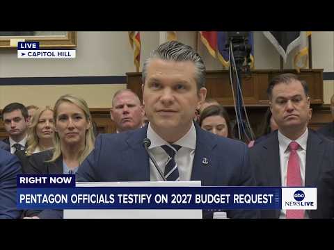 Read more about the article LIVE: Secretary Hegseth testifies on 2027 Pentagon budget request