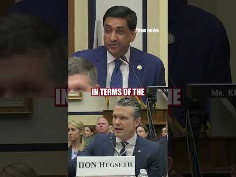 You are currently viewing Hegseth SPARS with Ro Khanna over Iran war cost #shorts #us #news #politics #foxnews