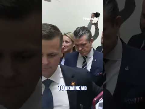 Read more about the article Hegseth faces BARRAGE of reporters, protesters on Capitol Hill #shorts #us #news