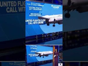Read more about the article A United Airlines pilot reported a close call with a drone, just as the flight was preparing to land