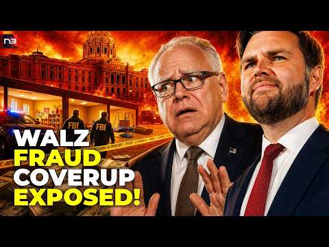 Read more about the article Exclusive: JD Vance TORCHES Tim Walz After FBI Raids and What They Found Gets DARK