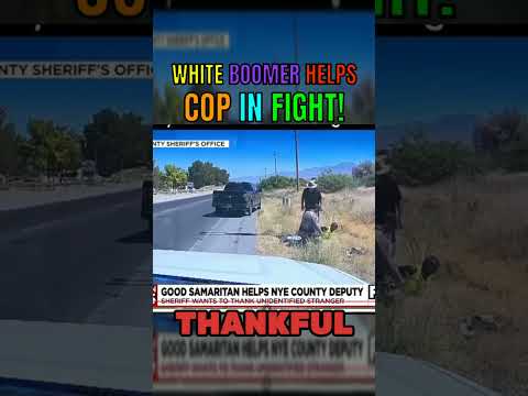 Read more about the article White Dude Helps Cop In The Street…