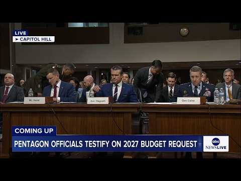Read more about the article COMING UP: Secretary Hegseth testifies on 2027 Pentagon budget request