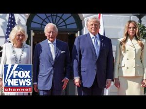 Read more about the article Trump hosts King Charles, Queen Camilla for formal farewell