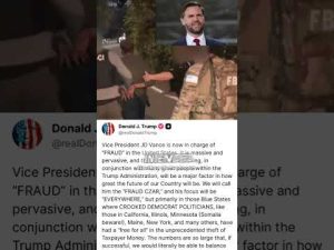 Read more about the article Trump & Vance Exposed More Fraud by Newsom