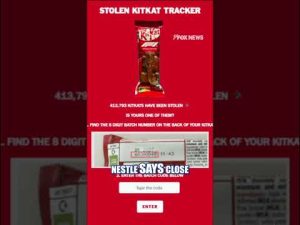 Read more about the article KitKat launches missing chocolate tracker after 12 TONS WERE STOLEN #foxnews #news #us #fox