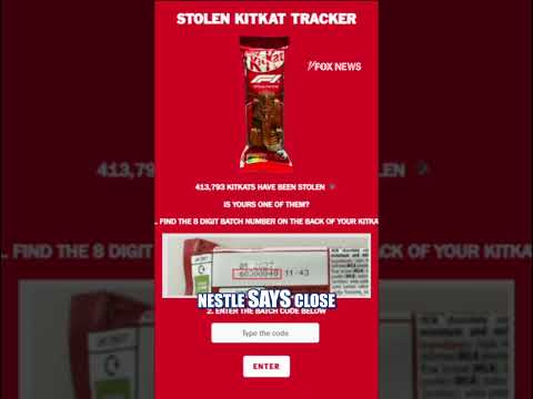 Read more about the article KitKat launches missing chocolate tracker after 12 TONS WERE STOLEN #foxnews #news #us #fox