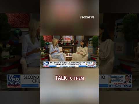 Read more about the article Second lady Usha Vance discusses raising children in a complex political climate #shorts #news