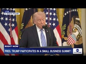 Read more about the article President Trump participates in a small business summit at the White House: LIVE