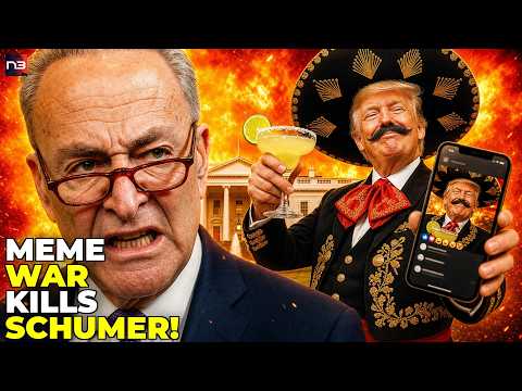 You are currently viewing Alert: Trump Cinco Meme War ERUPTS as Schumer’s Post Gets Hit With THIS Brutal Twist