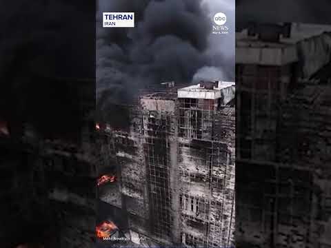 You are currently viewing Deadly fire tears through mall in Tehran