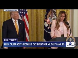 Read more about the article President Trump hosts Mother’s Day event for military families at the White House: LIVE