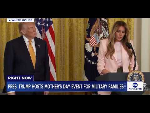 Read more about the article President Trump hosts Mother’s Day event for military families at the White House: LIVE