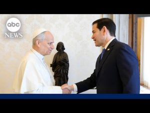Read more about the article Secretary Rubio meets with Pope Leo amid Trump criticism