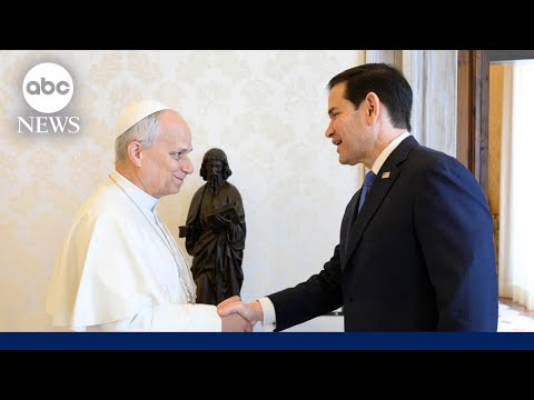 Read more about the article Secretary Rubio meets with Pope Leo amid Trump criticism
