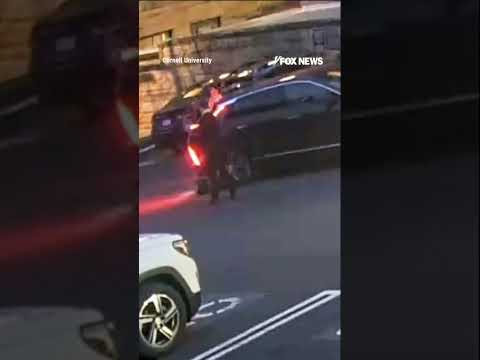 Read more about the article SEE IT: College president accused of backing into students with car #foxnews #news #us #fox
