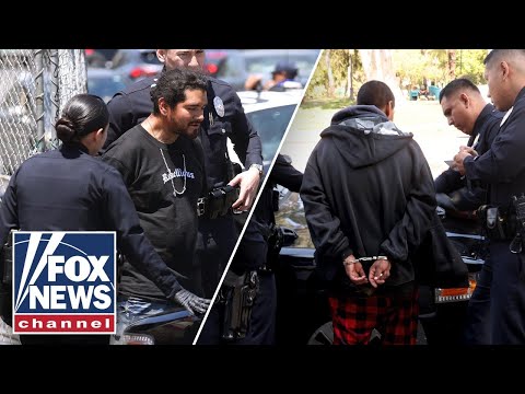 Read more about the article SEE IT: Notorious open-air drug market RAIDED in LA