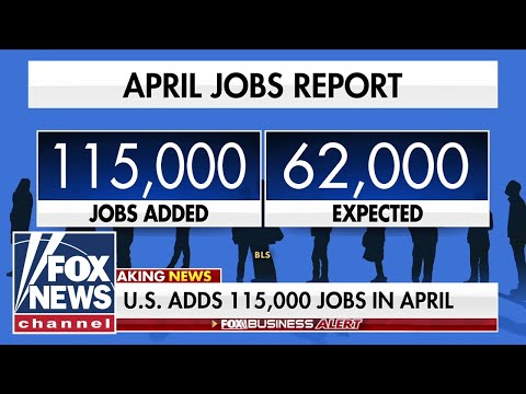 Read more about the article BREAKING: April jobs report CRUSHES expectations