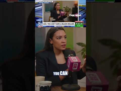 Read more about the article AOC claims billionaires ‘CAN’T EARN’ their wealth #shorts