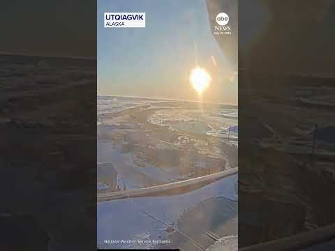Read more about the article Alaskan town welcomes ‘midnight sun’ with final sunrise for 84 days