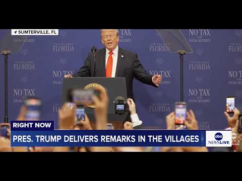 Read more about the article President Trump delivers remarks in The Villages in Florida: LIVE