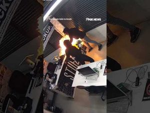 Read more about the article Arson suspect sets himself ABLAZE during cannabis shop attack #shorts #us #news #foxnews #usnews