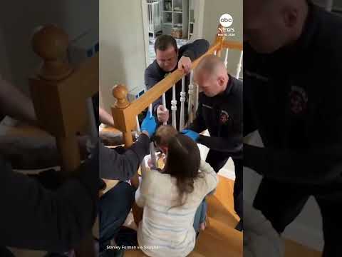 Read more about the article First responders rescue two-year old with head stuck between bannister posts