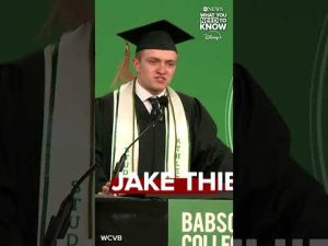 Read more about the article College graduate walks across stage at commencement after being paralyzed playing high school hockey