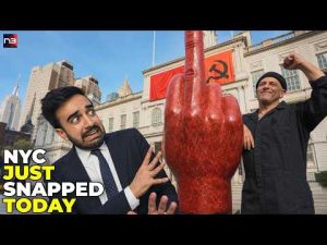 Read more about the article Alert: NYC Mayor MELTDOWN as Giant Middle Finger at City Hall Sparks What Comes Next