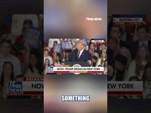Read more about the article ‘DON’T HURT HIM’: Trump jokes with security after disturbance in crowd