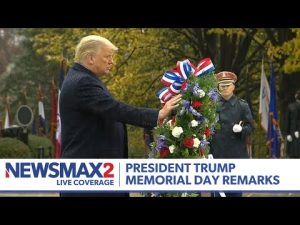 Read more about the article LIVE: President Trump Memorial Day observance at Arlington National Cemetery