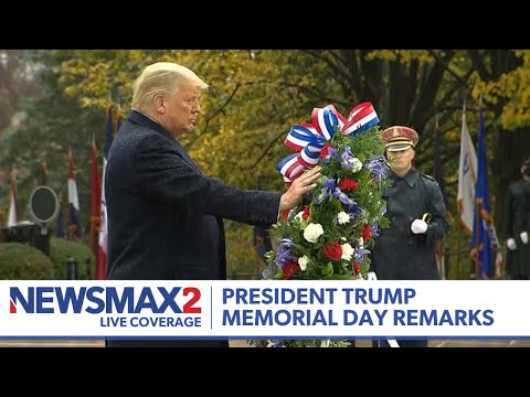 Read more about the article LIVE: President Trump Memorial Day observance at Arlington National Cemetery