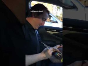 Read more about the article FLASHBACK: Kyle Busch fan gets surprise of her life at traffic stop #foxnews #news #shorts #auto