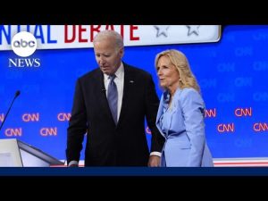 Read more about the article Jill Biden says she thought Joe Biden was having a stroke during 2024 debate