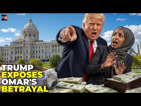 Read more about the article Trump: Ilhan Omar PANIC After Minnesota Fraud BOMBSHELL What Did He Just Reveal?