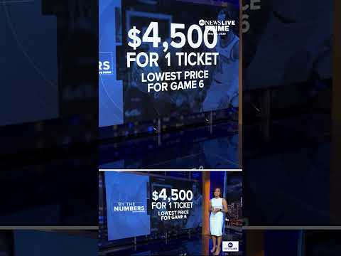 Read more about the article ABC News Live breaks down soaring NBA Finals ticket prices by the numbers.