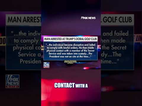 Read more about the article Man ARRESTED at Trump Doral National Golf Club #shorts #us #news #foxnews #Trump