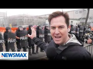 Read more about the article Anti-ICE, pro-Trump crowds clash at Delaney Hall detention facility | Saturday Report