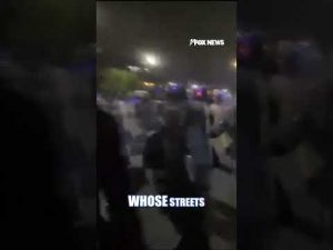 Read more about the article WATCH: Officers fire tear gas as protests GROW outside NJ facility #foxnews #news #shorts