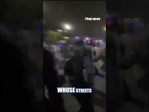 Read more about the article WATCH: Officers fire tear gas as protests GROW outside NJ facility #foxnews #news #shorts