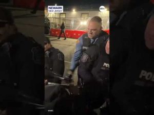 Read more about the article Protesters clash with police outside New Jersey detention facility