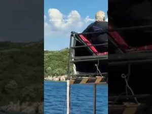 Read more about the article Pirate-themed tourist ship CAPSIZES as people seen jumping off boat #shorts #world #news #boat